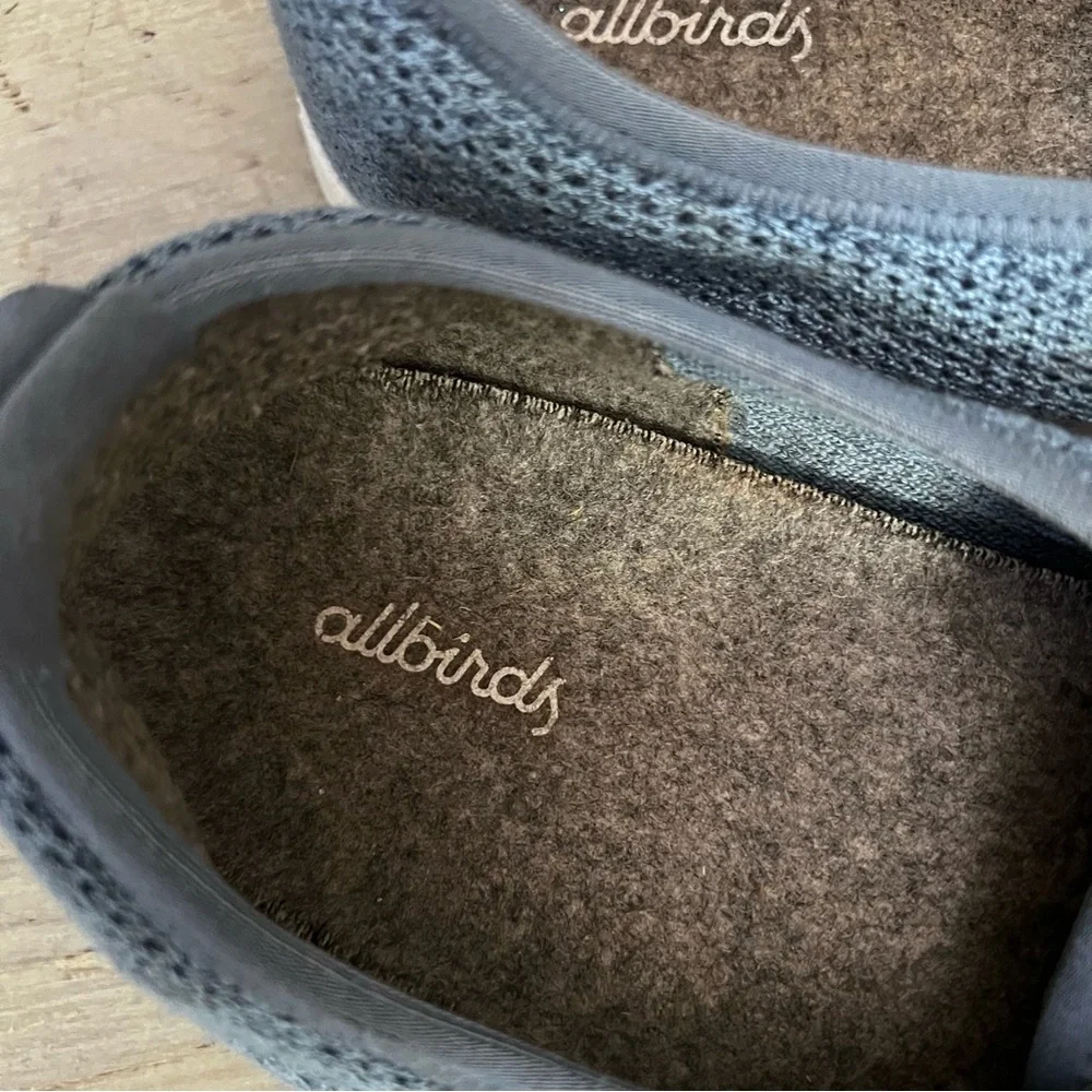 allbirds‎ Tree Skipper Blue Mesh Casual Boat Shoes Size 12 Good Condition